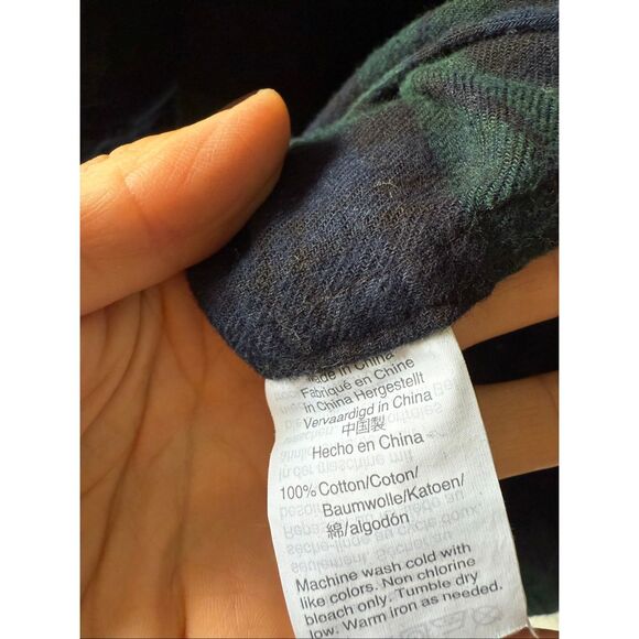 J Crew Women’s Plaid Small Flannel Sleep Shirt Pajamas - Picture 4 of 6